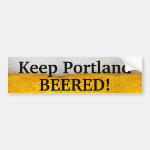 Håll Portland BEERED (II)! Bildekal