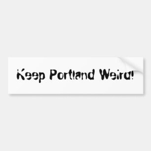 Håll Portland kuslig! Bildekal