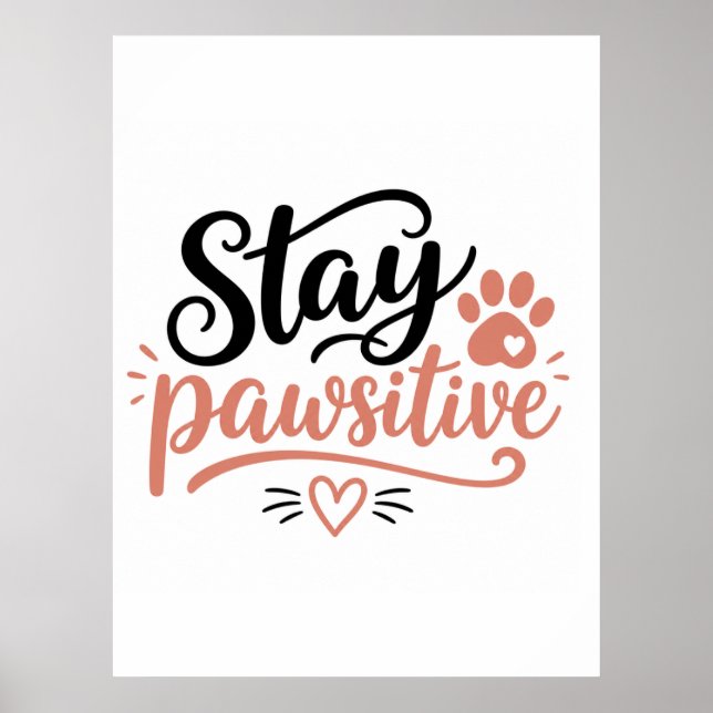 Håll Positivt Poster (Framsidan)