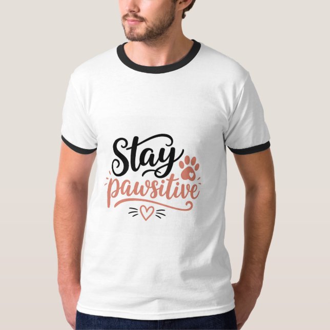 Håll Positivt T Shirt (Framsida)