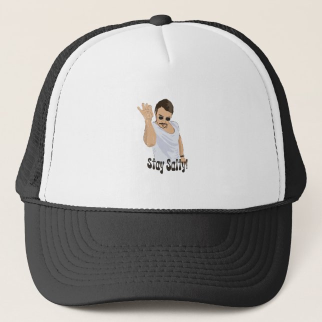 Håll Salt Salt Bae Roligt Meme Keps (Framsida)