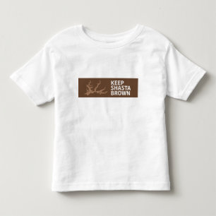 Håll Shasta brun småbarnstil T Shirt