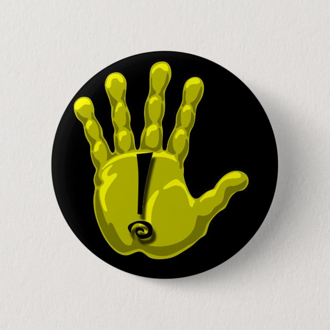 HÅLL som DEN knäppas och magneter Knapp (Framsida)