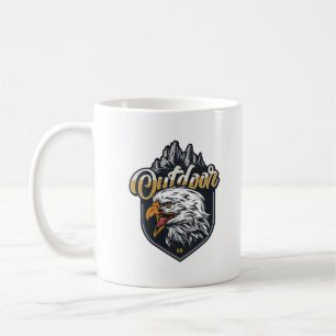 Håll starka öron utomhus Motiverande offerter Kaffemugg