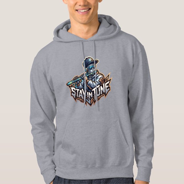 Håll takten – Inspirerade vibrationer Hoodie (Framsida)