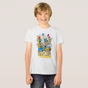 Håll tårtan medan jag vuxen-Humous Minion T Shirt