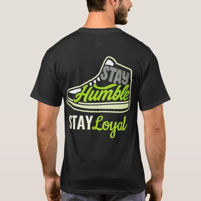Håll tyst Sneaker T-Shirt (Baksida)