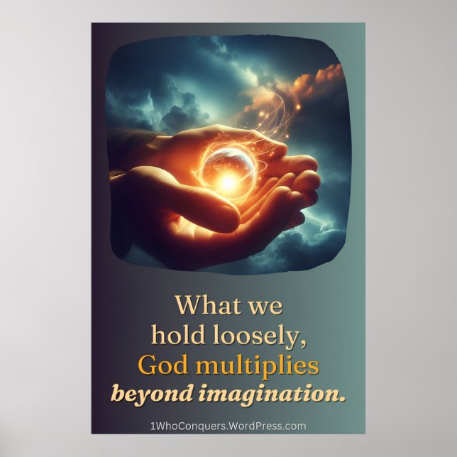 Håll Universe ljusa Poster (Framsidan)