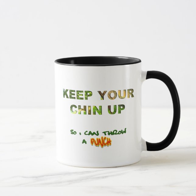 Håll upp din haka…, Så kan jag kasta en Mugg (Höger)