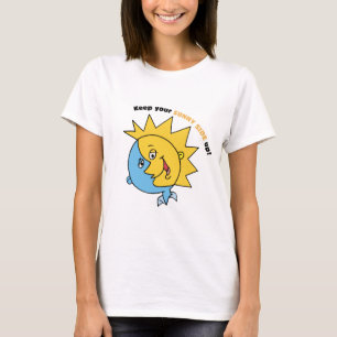 Håll upp din soliga sida! t-shirt