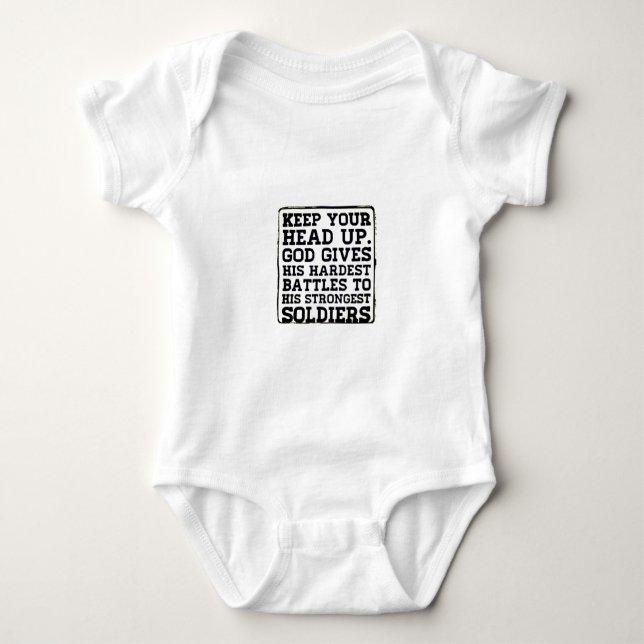 Håll upp ditt huvud t-shirt (Framsida)