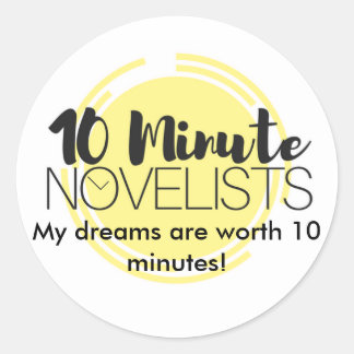 Håll upp för dina drömmar! runt klistermärke