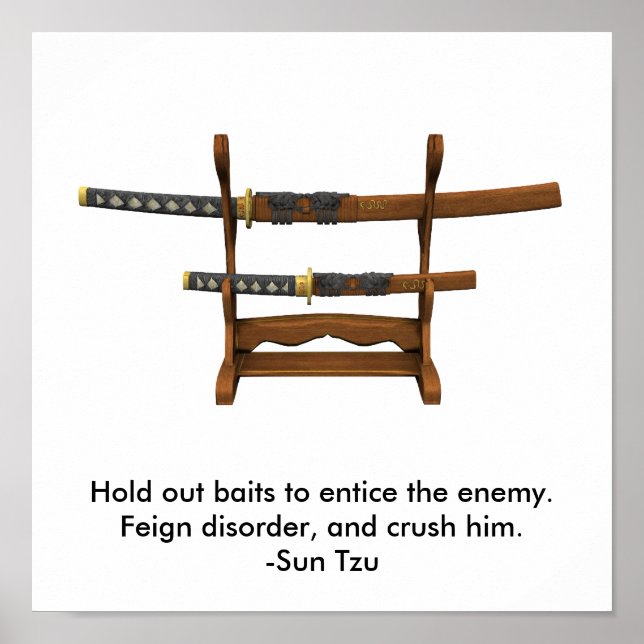 Håll ut åtlar för att locka fienden poster (Framsidan)