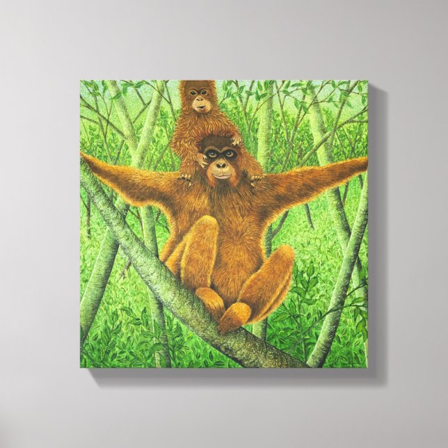 Håll ut där canvastryck (Framsida)