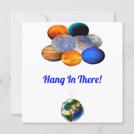 Håll ut där Notecard Inbjudningar