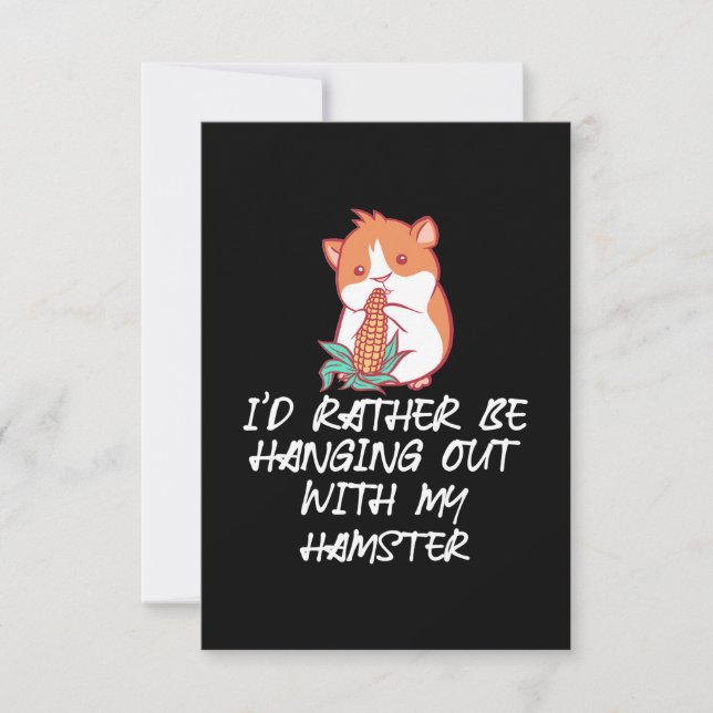 Håll ut med min hamster OSA kort (Framsida)