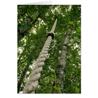 Håll ut och njut av skjutbanan hälsningskort