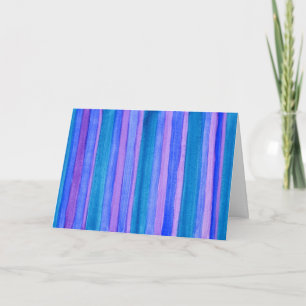 Håll ut - Turquise, Blue, Violet Rand Kort