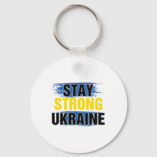 Håll ut Ukraina  Nyckelring (Framsida)
