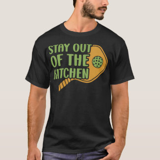 Håll Utom Köket Pickleball Court Turnering T Shirt