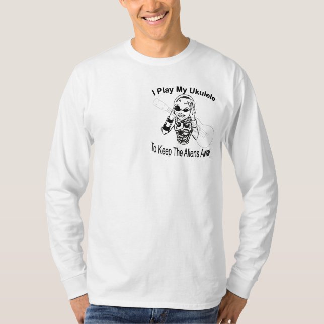 Håll utomjordingar Away! Tee Shirt (Framsida)