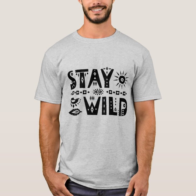 Håll Vilden fri T Shirt (Framsida)