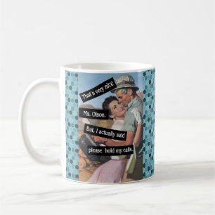 Håll Vintagen Mina samtal flytande Kaffemugg