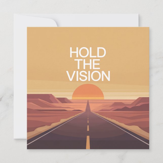 Håll visionen inbjudningar (Framsida)