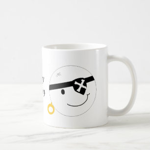Hallå Bäste Pirat Ansikte Kaffemugg