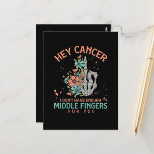 Hallå cancer jag har inte tillräckligt med långfin vykort