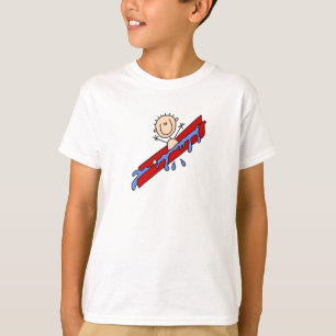 Hålla coolt på vattenglidbanaskjortan tee