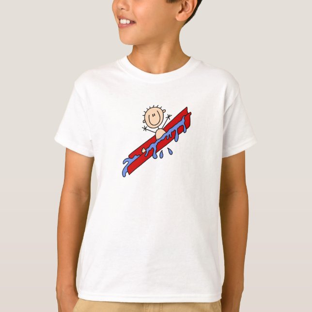 Hålla coolt på vattenglidbanaskjortan tee (Framsida)