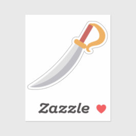 Hallå där! Piratpojke födelsedagssticker Klistermärken