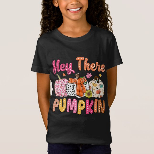Hallå där, pumpa t shirt (Framsida)