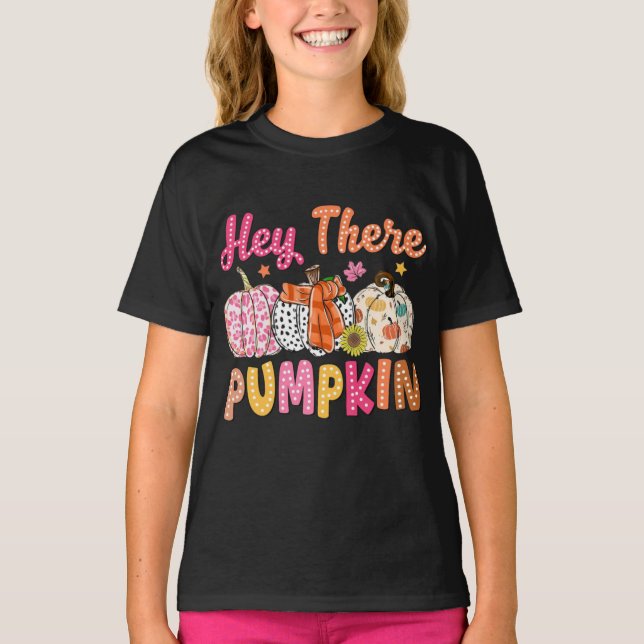 Hallå där, pumpa t shirt (Framsida)