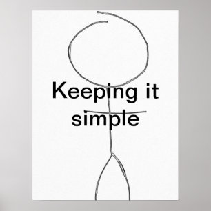 hålla det enkelt postar poster