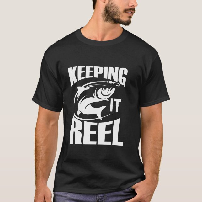 Hålla det riktigt coolt fiske t shirt (Framsida)