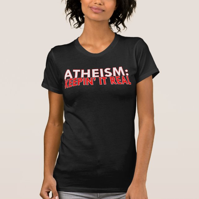 Hålla det verkliga kvinna skjorta t-shirt (Framsida)