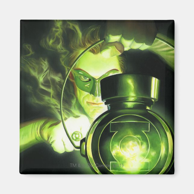 Hålla Grönten Lantern Magnet (Framsidan)