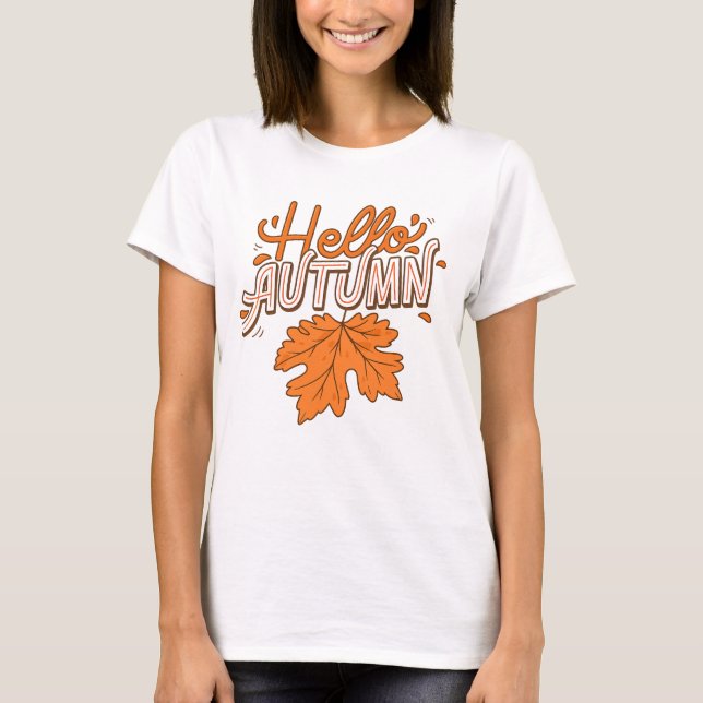 HALLÅ HÖST T SHIRT (Framsida)