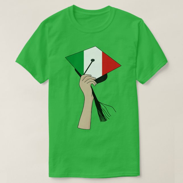 Hålla Italien för kvadratakademiskt tak T Shirt (Design framsida)