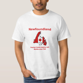 HÅLLA KANADA LEVERERAD MED NEWFIES EFTER 1949 TEE SHIRT