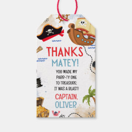 Hallå Kompis Pirat TACK KOMPIS! Presentetikett