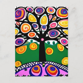 Hålla kontakten | Whimsical Art Vykort