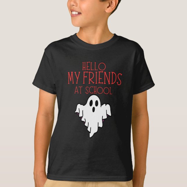 HALLÅ MINA VÄNNER PÅ SKOLAN, TILLBAKA TILL SKOLAN T SHIRT (Framsida)