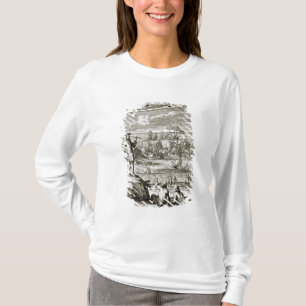 Hålla ögonen på ett hav att slåss till och med t-shirt