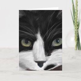 hålla ögonen på för katt helgkort