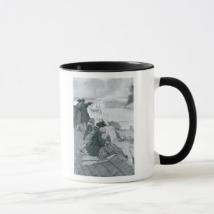 Hålla ögonen på slagsmål på mugg