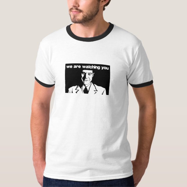 hålla ögonen på - som skräddarsy tee shirt (Framsida)