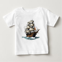 Hallå! Piratskeppet 8-års födelsedag T Shirt